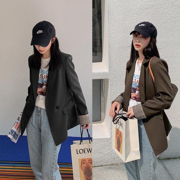 women's suits & blazers make spot # 972 small red blazer woman during the spring and autumn 2021 design feeling ins han edition show th, White;black
women's suits & blazers make spot # 972 small red blazer woman during the spring and autumn 2021 design feeling ins han edition show th, White;black