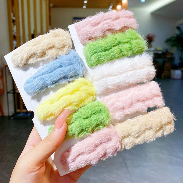 hair accessories winter plush hairpin girls children little girl side square press clip tire a word cute furry droplets clamp, Slivery;white
hair accessories winter plush hairpin girls children little girl side square press clip tire a word cute furry droplets clamp, Slivery;white