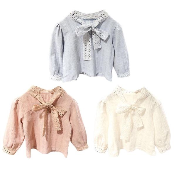 shirts spring baby girl tees long sleeve lace bowknot design kids casual blouse, White;black
shirts spring baby girl tees long sleeve lace bowknot design kids casual blouse, White;black