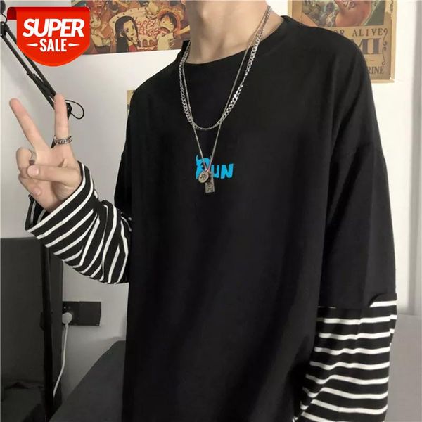 men's t-shirts Autumn new Japanese long-sleeved t-shirt male and female students Korean style loose wild Harajuku anime top ins #oj32, White;black
men's t-shirts Autumn new Japanese long-sleeved t-shirt male and female students Korean style loose wild Harajuku anime top ins #oj32, White;black
