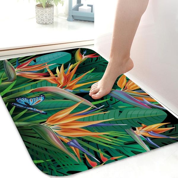 carpets bathroom tropical plant flower mat printed kitchen carpet doormats fannel floor rug anti-slip doormat for living room
carpets bathroom tropical plant flower mat printed kitchen carpet doormats fannel floor rug anti-slip doormat for living room