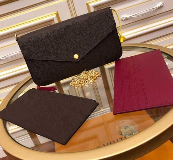 women bag fashion handbag single shoulder sidecar bags wallet designer classic printed chain independent card purse 3-piece set
women bag fashion handbag single shoulder sidecar bags wallet designer classic printed chain independent card purse 3-piece set