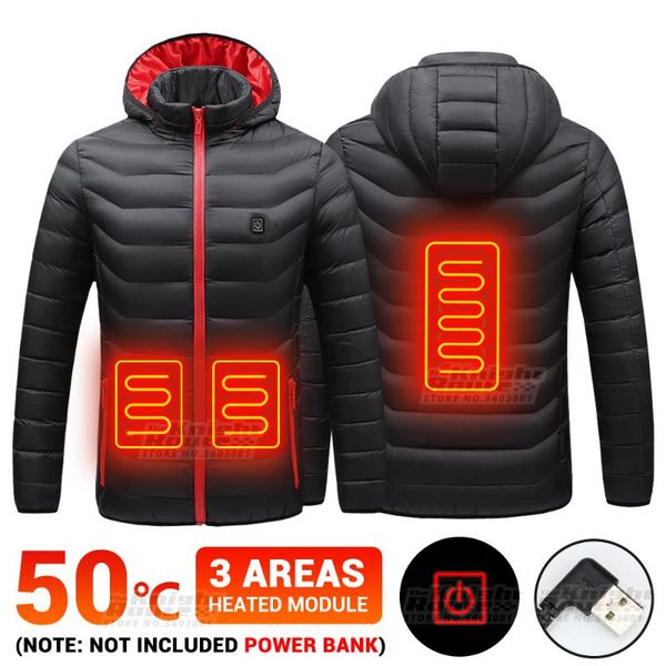 men's down & parkas 3 area men winter electric heated jacket hiking ski outerwear hunting clothing usb vest warm motorcycle, Black
men's down & parkas 3 area men winter electric heated jacket hiking ski outerwear hunting clothing usb vest warm motorcycle, Black