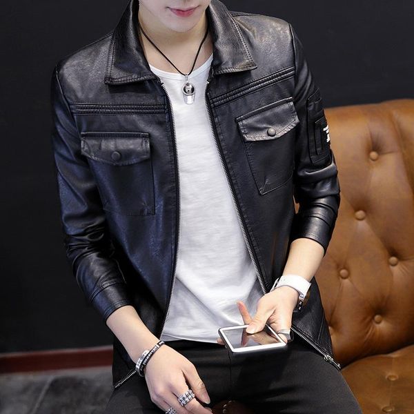 men's fur & faux autumn men leather pu youth cultivate one's morality is comfortable, Black
men's fur & faux autumn men leather pu youth cultivate one's morality is comfortable, Black