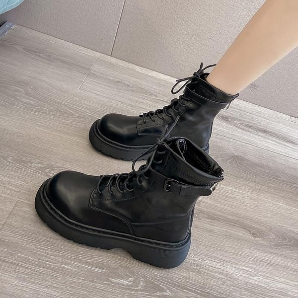 boots brand women's shoes lady round toe flat heel lace up boots-women fashion rubber rock summer lolita med 2021 cotton fabric, Black
boots brand women's shoes lady round toe flat heel lace up boots-women fashion rubber rock summer lolita med 2021 cotton fabric, Black