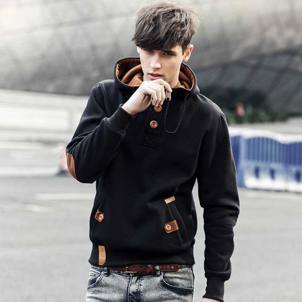 autumn new sweater pullover hoodie college fashion brand hooded jacket men's, Black;brown
autumn new sweater pullover hoodie college fashion brand hooded jacket men's, Black;brown