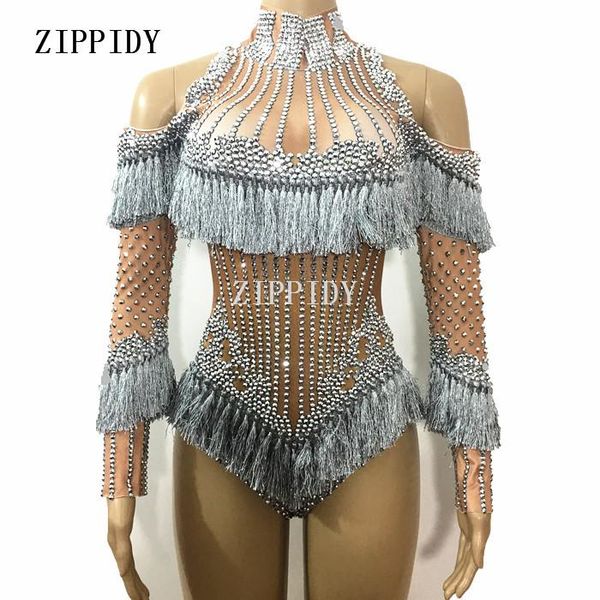women's jumpsuits & rompers luxury sparkly crystals tassel bodysuit costume celebrate rhinestones birthday silver diamonds leotard nigh, Black;white
women's jumpsuits & rompers luxury sparkly crystals tassel bodysuit costume celebrate rhinestones birthday silver diamonds leotard nigh, Black;white