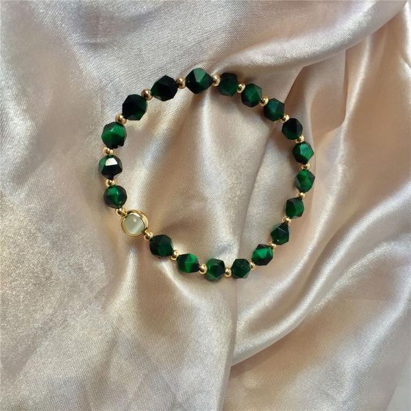 beaded, strands light luxury green gem stone beads bracelet female korean version simple personality adjustable for women girls jewelry, Black
beaded, strands light luxury green gem stone beads bracelet female korean version simple personality adjustable for women girls jewelry, Black