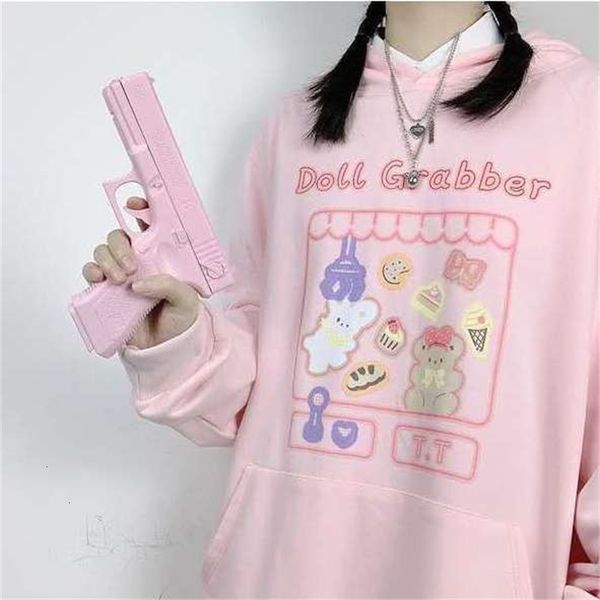 deeptown kawaii winter 2021 fashion print sweatshirt long sleeve pink puloer cute plus veet hoodies women nnkf, Black
deeptown kawaii winter 2021 fashion print sweatshirt long sleeve pink puloer cute plus veet hoodies women nnkf, Black