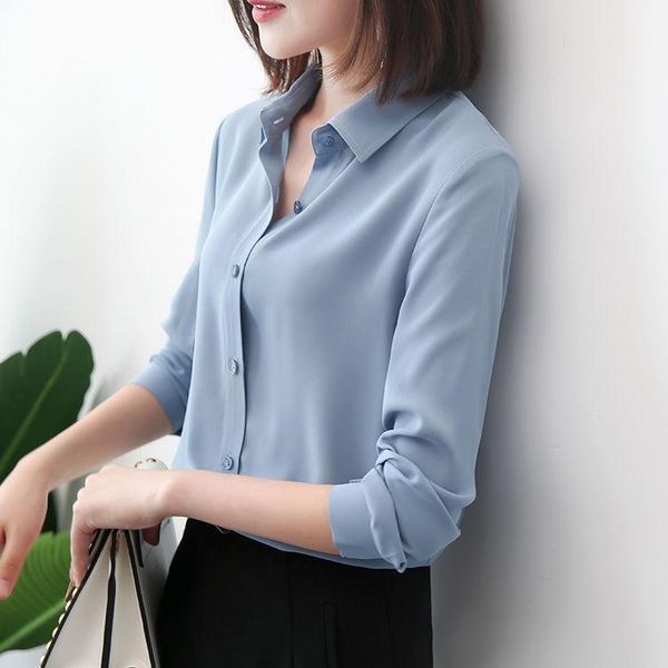 women's blouses & shirts women blouse chiffon shirt long-sleeved white blusas ropa de mujer
women's blouses & shirts women blouse chiffon shirt long-sleeved white blusas ropa de mujer