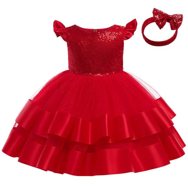 girls dresses children clothing kids clothes 1st birthday dress for baby girl princess christmas lace sequin formal party bows headbands 2pc, Red;yellow
girls dresses children clothing kids clothes 1st birthday dress for baby girl princess christmas lace sequin formal party bows headbands 2pc, Red;yellow