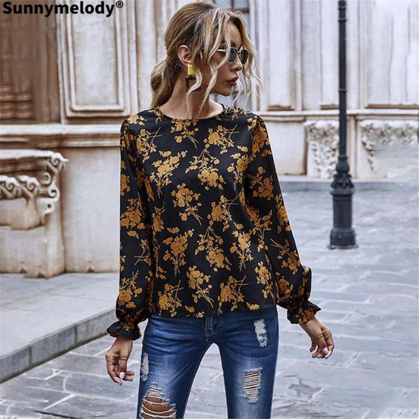 autumn/winter 2021 fashion round collar printed chiffon blouse for women at home leisure long sleeves, White
autumn/winter 2021 fashion round collar printed chiffon blouse for women at home leisure long sleeves, White