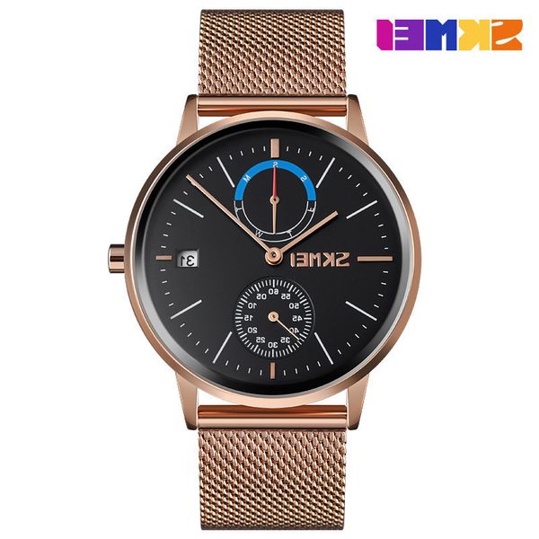 skmei moment 9182 simple mesh belt thin large dial business workplace men's quartz watch, Slivery;brown
skmei moment 9182 simple mesh belt thin large dial business workplace men's quartz watch, Slivery;brown