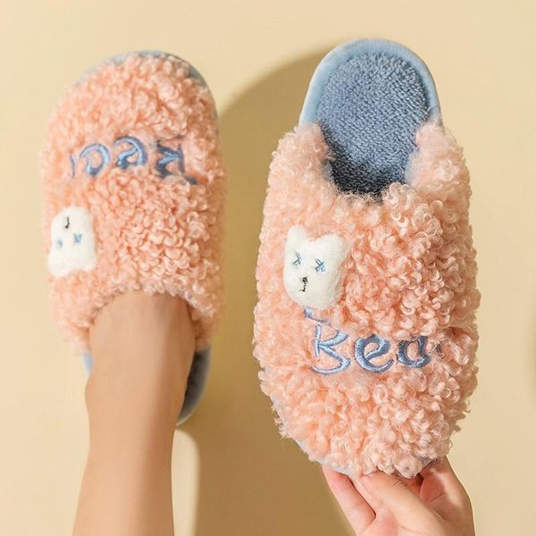 slippers cartoon bear home women men warm winter plush bedroom cotton shoes non-slip cute animal lovers furry fur slides, Black
slippers cartoon bear home women men warm winter plush bedroom cotton shoes non-slip cute animal lovers furry fur slides, Black