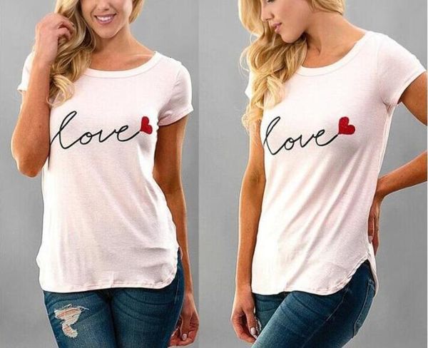 2021 fashion shirt love print casual funny women lady girl loose teas nice t-shirt, White
2021 fashion shirt love print casual funny women lady girl loose teas nice t-shirt, White