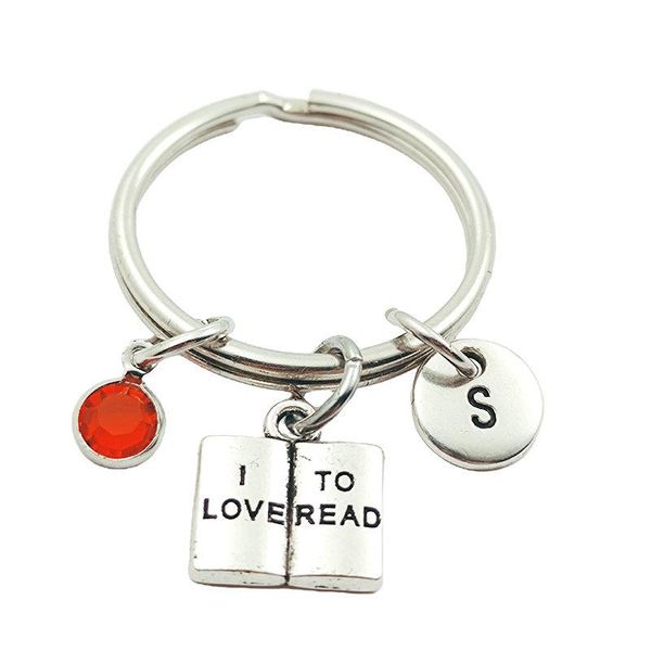keychains i love to read initial letter birthstone keyring creative fashion jewelry women gifts accessories pendant, Silver
keychains i love to read initial letter birthstone keyring creative fashion jewelry women gifts accessories pendant, Silver