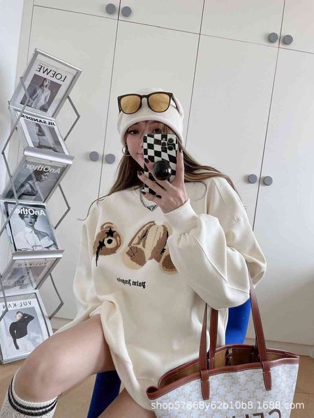 brand hoodie chaopai series 21 early autumn new severed bear printed sweater leisure baida loose, Black 
brand hoodie chaopai series 21 early autumn new severed bear printed sweater leisure baida loose, Black