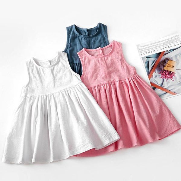 girl's dresses korean style summer baby girls dress casual fashion kids cotton linen sleeveless solid color princess party, Red;yellow
girl's dresses korean style summer baby girls dress casual fashion kids cotton linen sleeveless solid color princess party, Red;yellow