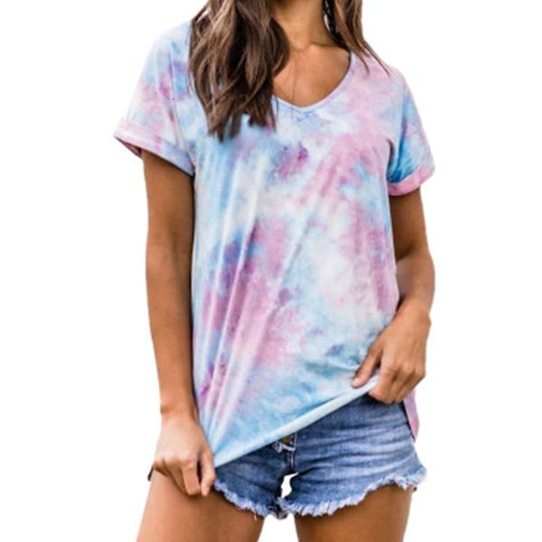 2021 new women short sleeve shirt gradient tie-dye v neck t shirts summer casual ladies beach tees streetwear i0bg, White
2021 new women short sleeve shirt gradient tie-dye v neck t shirts summer casual ladies beach tees streetwear i0bg, White