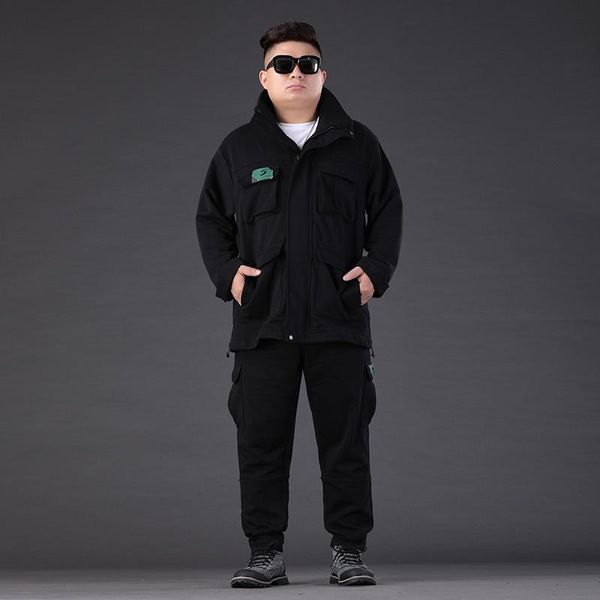 men's tracksuits 2021 autumn large stand collar fattening increase casual work suit cardigan and sweater factory direct sales, Gray
men's tracksuits 2021 autumn large stand collar fattening increase casual work suit cardigan and sweater factory direct sales, Gray