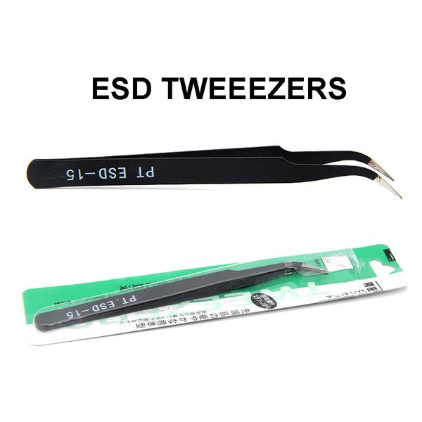 antistatic precision tweezers hand tools pinzas pincet stainless steel esd tweezer curved electronics repair pen tools
antistatic precision tweezers hand tools pinzas pincet stainless steel esd tweezer curved electronics repair pen tools