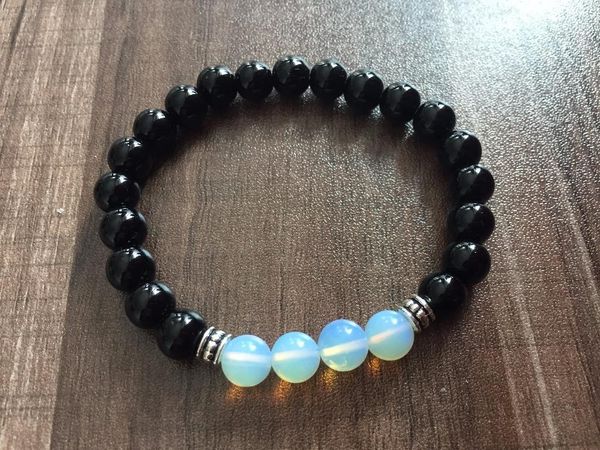 charm bracelets natural stone fashion for women and men 8mm opal bracelet black onyx prayer yoga mala beads, Golden;silver
charm bracelets natural stone fashion for women and men 8mm opal bracelet black onyx prayer yoga mala beads, Golden;silver