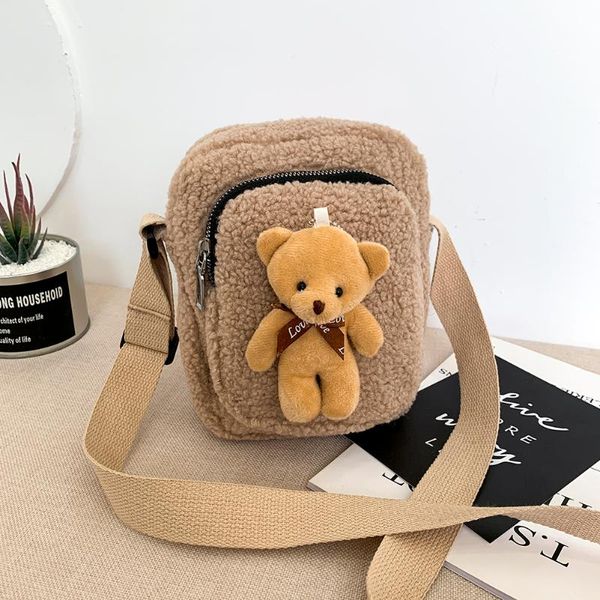 women handbags designer shoulder bag luxury plush bear messenger bag large capacity totes lady buckets 2021 trend
women handbags designer shoulder bag luxury plush bear messenger bag large capacity totes lady buckets 2021 trend
