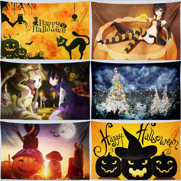 halloween tapestries can be used as tablecloths, bed sheets, beach towels and grass camping blankets
halloween tapestries can be used as tablecloths, bed sheets, beach towels and grass camping blankets