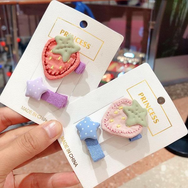 hair accessories 2021 strawberry star cloth does not hurt super cute baby girl clips hairpins fairy barrettes fashion accesories, Slivery;white
hair accessories 2021 strawberry star cloth does not hurt super cute baby girl clips hairpins fairy barrettes fashion accesories, Slivery;white