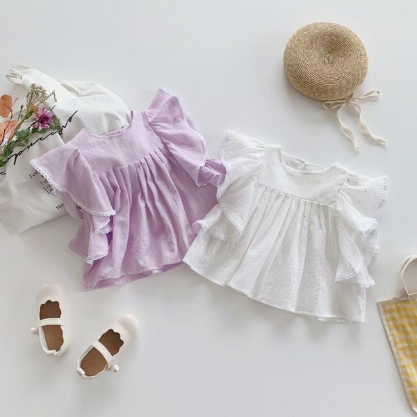 shirts 2021 summer ruffles baby girls blouses korean style cotton cute sequins toddlers kids breathable, White;black
shirts 2021 summer ruffles baby girls blouses korean style cotton cute sequins toddlers kids breathable, White;black