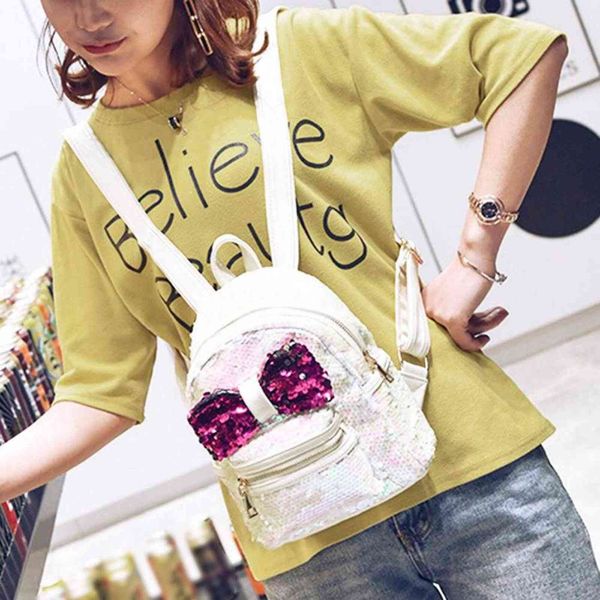 shining sequins bowknot backpack for teenage girls shoulder bags women cross body bag small hand bag party purse y1105
shining sequins bowknot backpack for teenage girls shoulder bags women cross body bag small hand bag party purse y1105