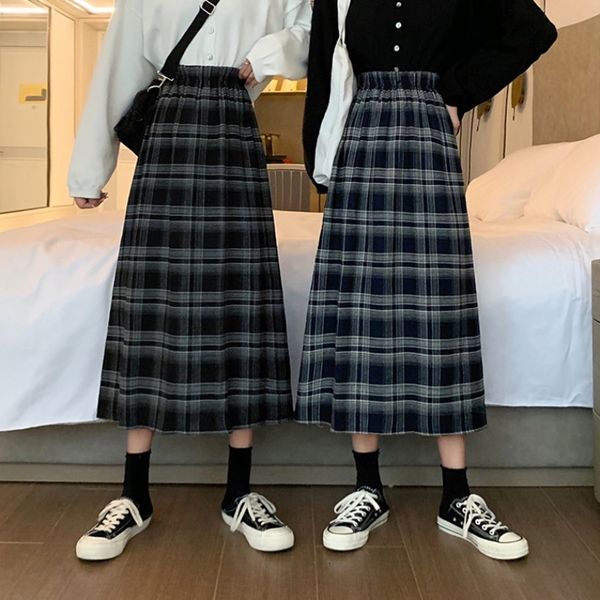 autumn and winter 2021 new high waist slim plaid casual all-match a-line women's mid-length skirt trend hmek, Black
autumn and winter 2021 new high waist slim plaid casual all-match a-line women's mid-length skirt trend hmek, Black