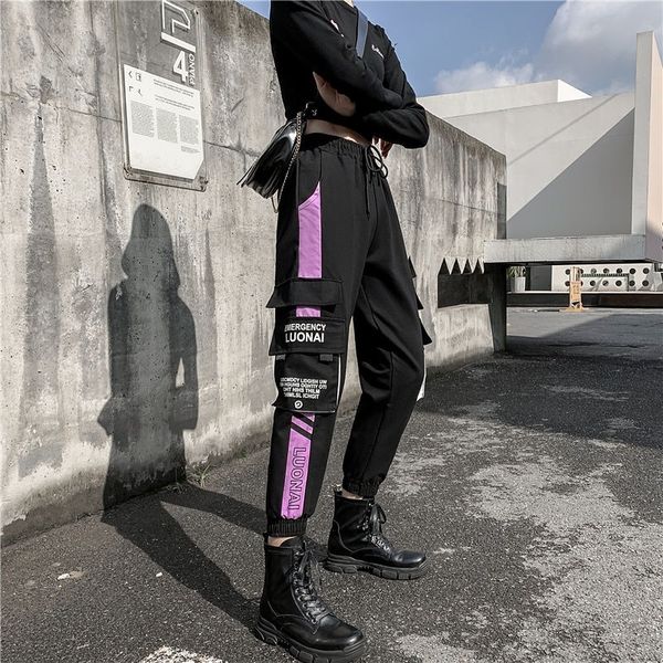 women fashion loose cargo pants women streetwear women casual trousers korean style ankle-length jogger pants 2021, Black;white
women fashion loose cargo pants women streetwear women casual trousers korean style ankle-length jogger pants 2021, Black;white