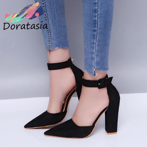 sandals doratasia elegant women solid buckle strap cover square heel shoes casual fashion summer design, Black
sandals doratasia elegant women solid buckle strap cover square heel shoes casual fashion summer design, Black