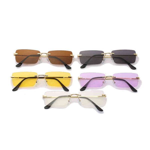 sunglasses 2022 sunglasses female ah red same square frameless ocean film fashion show men's, White;black
sunglasses 2022 sunglasses female ah red same square frameless ocean film fashion show men's, White;black