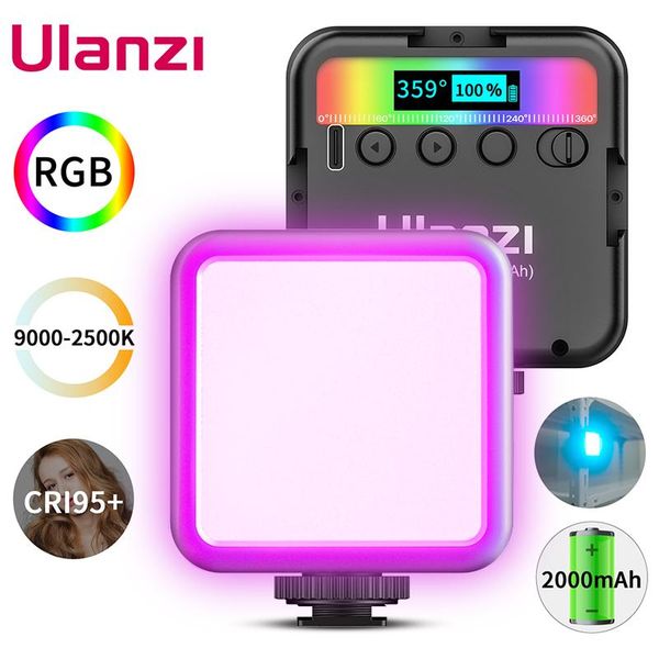 ulanzi vl49 rgb led video light 2500k-9000k with cold shoe pgraphic lighting vlog fill light for smartphone slr dslr camera
ulanzi vl49 rgb led video light 2500k-9000k with cold shoe pgraphic lighting vlog fill light for smartphone slr dslr camera