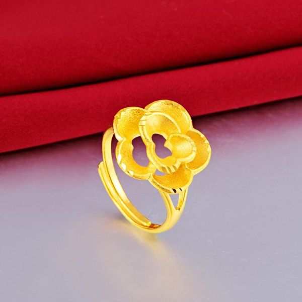 wedding rings wholesale price vietnam sand gold no fade women's finger accessories four-leaf grass lotus opening adjustable ring jewelr, Slivery;golden
wedding rings wholesale price vietnam sand gold no fade women's finger accessories four-leaf grass lotus opening adjustable ring jewelr, Slivery;golden