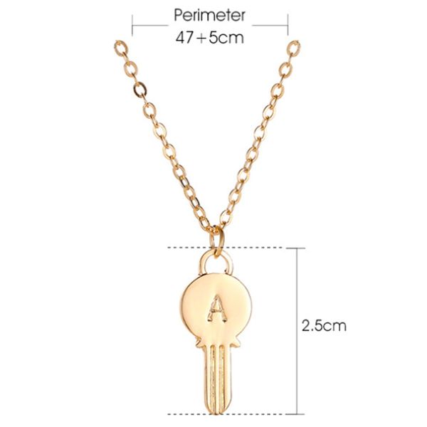 simple a letter key pendant necklace for women punk pendant necklace jewelry jewelry gift
simple a letter key pendant necklace for women punk pendant necklace jewelry jewelry gift