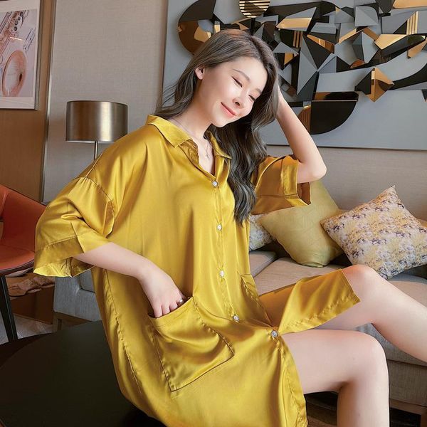 women's sleepwear youtest women silk satin robe lingerie night wear bathrobe sleepshirt, Black;red
women's sleepwear youtest women silk satin robe lingerie night wear bathrobe sleepshirt, Black;red