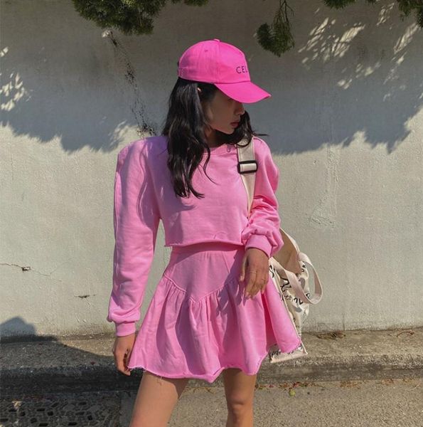two piece dress fashion trendy casual cute short skirt suit women's sweatshirt + high waist a-line two-piece korean 2021, White
two piece dress fashion trendy casual cute short skirt suit women's sweatshirt + high waist a-line two-piece korean 2021, White