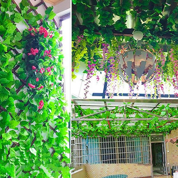 decorative flowers & wreaths 12pcs hanging artificial plants ivy vine green leaves diy home garden party decoration
decorative flowers & wreaths 12pcs hanging artificial plants ivy vine green leaves diy home garden party decoration