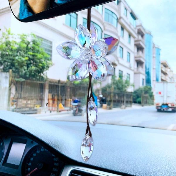 interior decorations crystal snowflake five leaf flower car pendant rearview mirror decoration supplies
interior decorations crystal snowflake five leaf flower car pendant rearview mirror decoration supplies