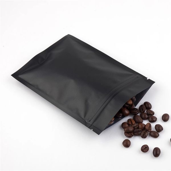 100 pieces matte black resealable mylar zipper lock food storage packaging bags aluminum foil lock puchesacking po smell proof bags 103 s2
100 pieces matte black resealable mylar zipper lock food storage packaging bags aluminum foil lock puchesacking po smell proof bags 103 s2