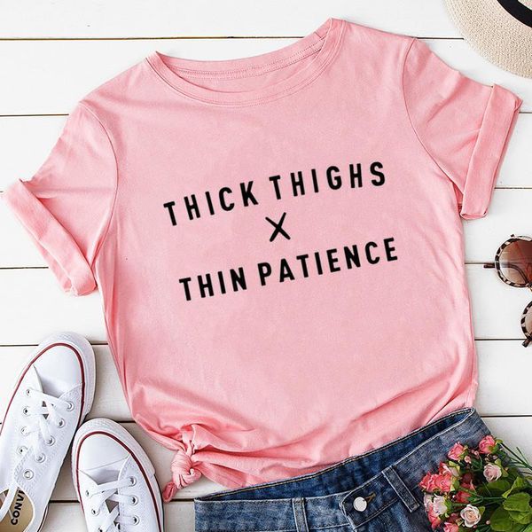 women thick thighs thin patience pink funny t-shirt girl cute juniors teen girl tee funny 90s t shirt drop shipping, White
women thick thighs thin patience pink funny t-shirt girl cute juniors teen girl tee funny 90s t shirt drop shipping, White