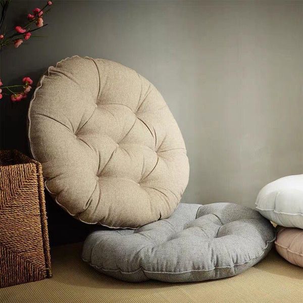 japan pouf cotton linen seat cushion tatami floor mat meditation pad massage chair back cushions round thickened gray blue futon
japan pouf cotton linen seat cushion tatami floor mat meditation pad massage chair back cushions round thickened gray blue futon