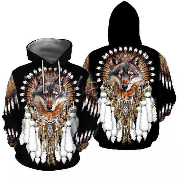 men's hoodies & sweatshirts native tribe wolf 3d printed men sweatshirt streetwear zipper pullover casual jacket tracksuits, Black
men's hoodies & sweatshirts native tribe wolf 3d printed men sweatshirt streetwear zipper pullover casual jacket tracksuits, Black