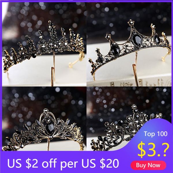 hair clips & barrettes baroque black tiara bridal wear birthday princess style wedding accessories, Golden;silver
hair clips & barrettes baroque black tiara bridal wear birthday princess style wedding accessories, Golden;silver