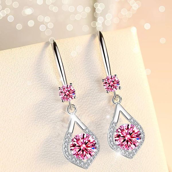 dangle & chandelier vintage fashion crystal zircon silver color earrings female cute round pink stone water drop for women wedding jewelry
dangle & chandelier vintage fashion crystal zircon silver color earrings female cute round pink stone water drop for women wedding jewelry