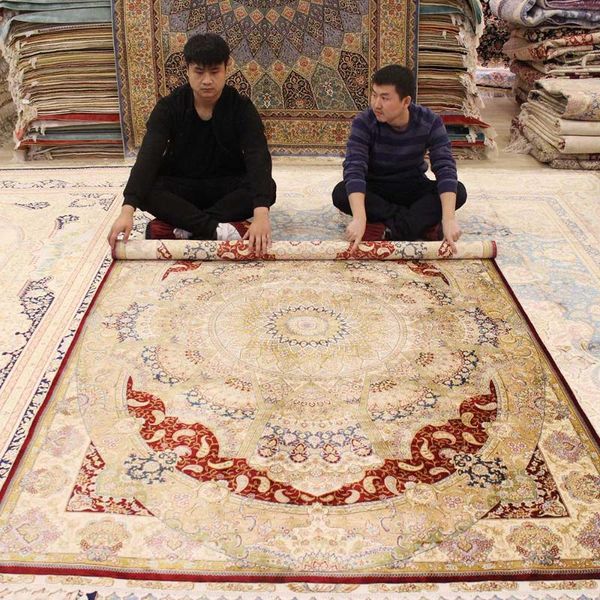 carpets yilong 5.6'x8.3' persian silk oriental hand knotted area gabbeh rugs(cqg42a5.6x8.3)
carpets yilong 5.6'x8.3' persian silk oriental hand knotted area gabbeh rugs(cqg42a5.6x8.3)