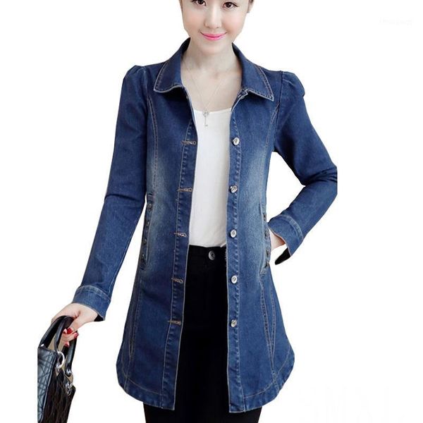 women's jackets add jeans coat cotton blue women basic coats autumn denim vintage long sleeve loose female casual girls outwear, Black;brown
women's jackets add jeans coat cotton blue women basic coats autumn denim vintage long sleeve loose female casual girls outwear, Black;brown